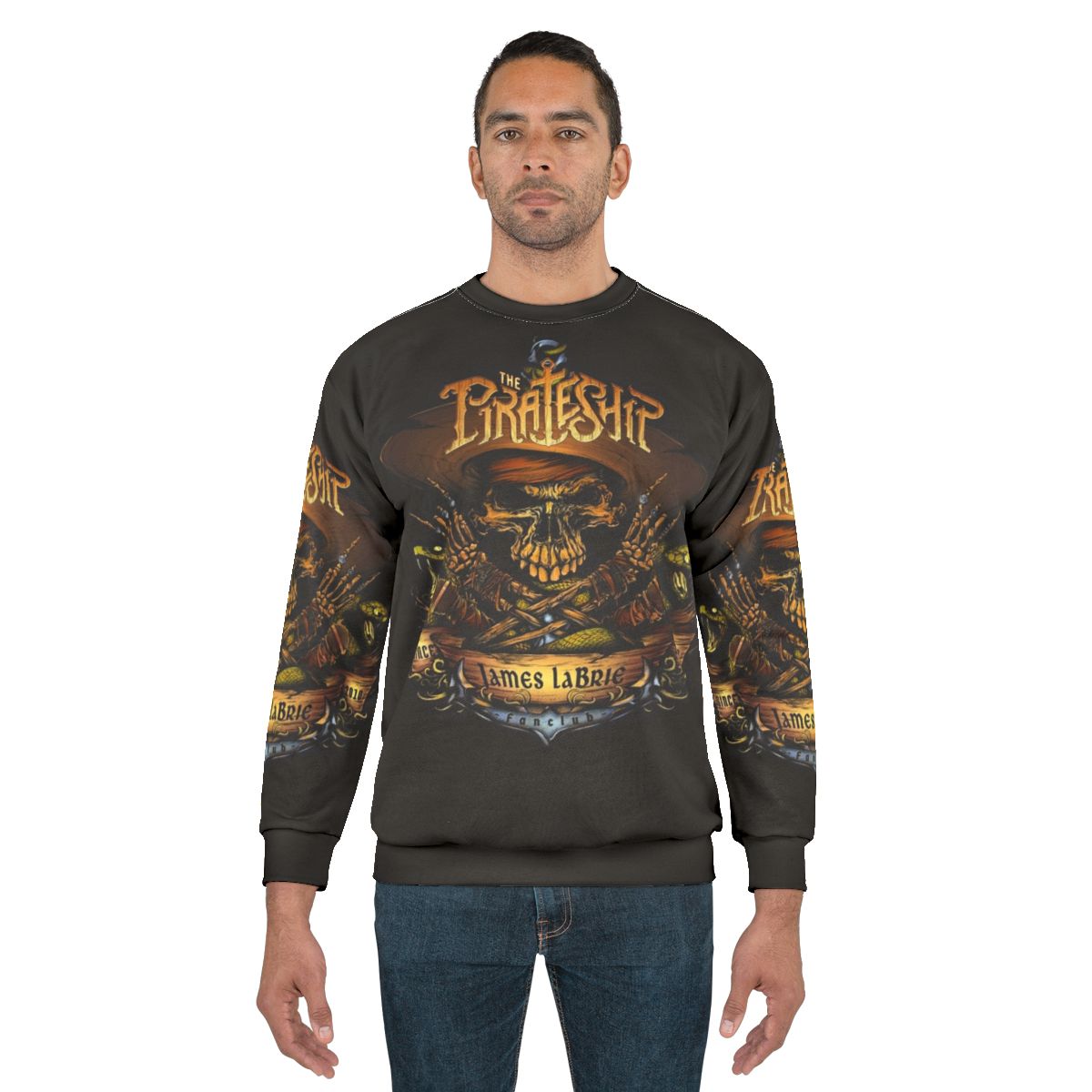 Pirate Ship Official Viper Edition Sweatshirt with Dream Theater Labrie Fanclub Logo