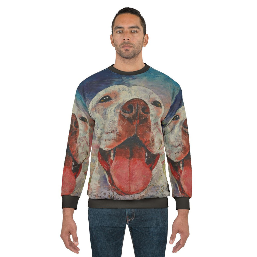 Pit bull graphic sweatshirt