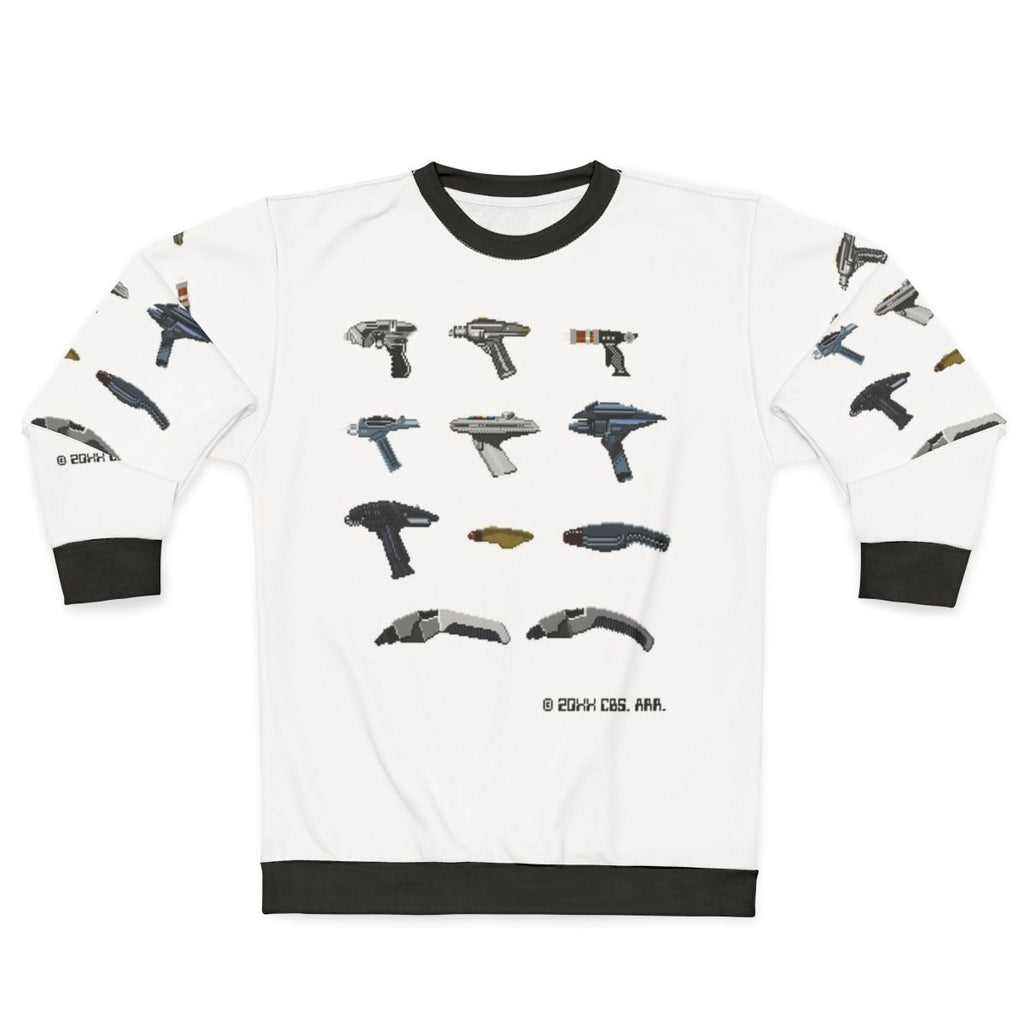 Pixel Star Trek Weapons Sweatshirt