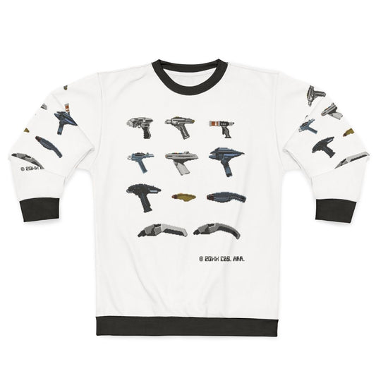 Pixel Star Trek Weapons Sweatshirt