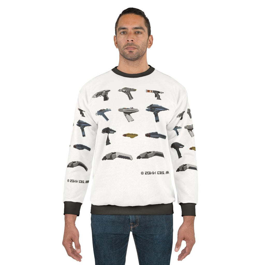 Pixel Star Trek Weapons Sweatshirt
