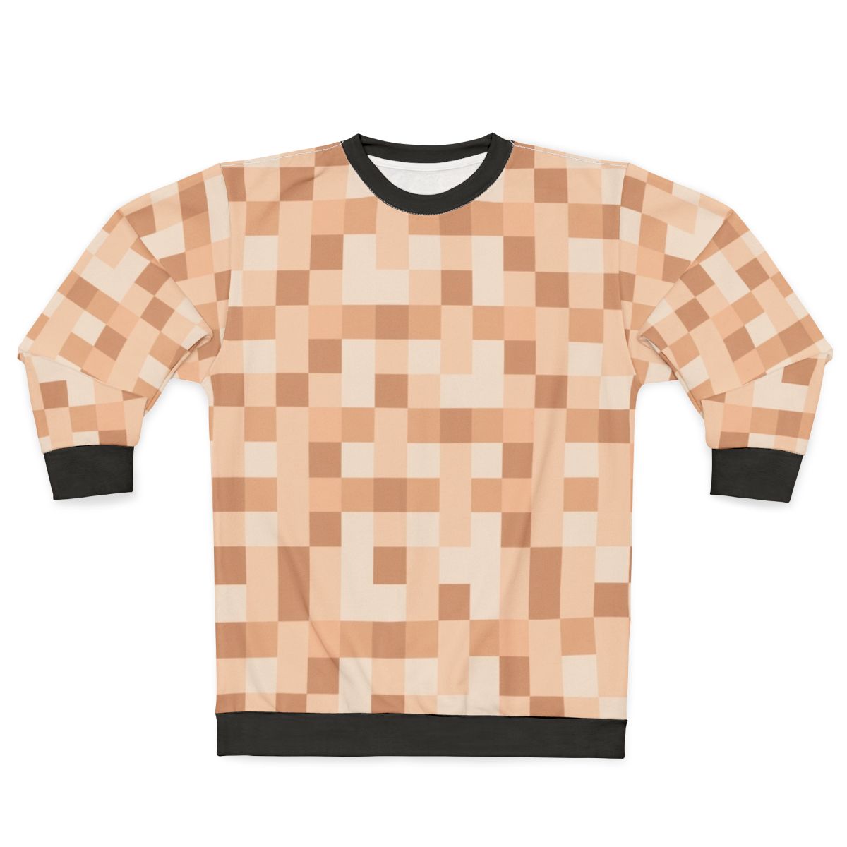 Pixelated sweatshirt with censored nudity design