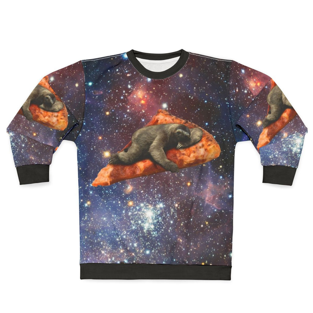 Intergalactic Pizza Sloth Sweatshirt