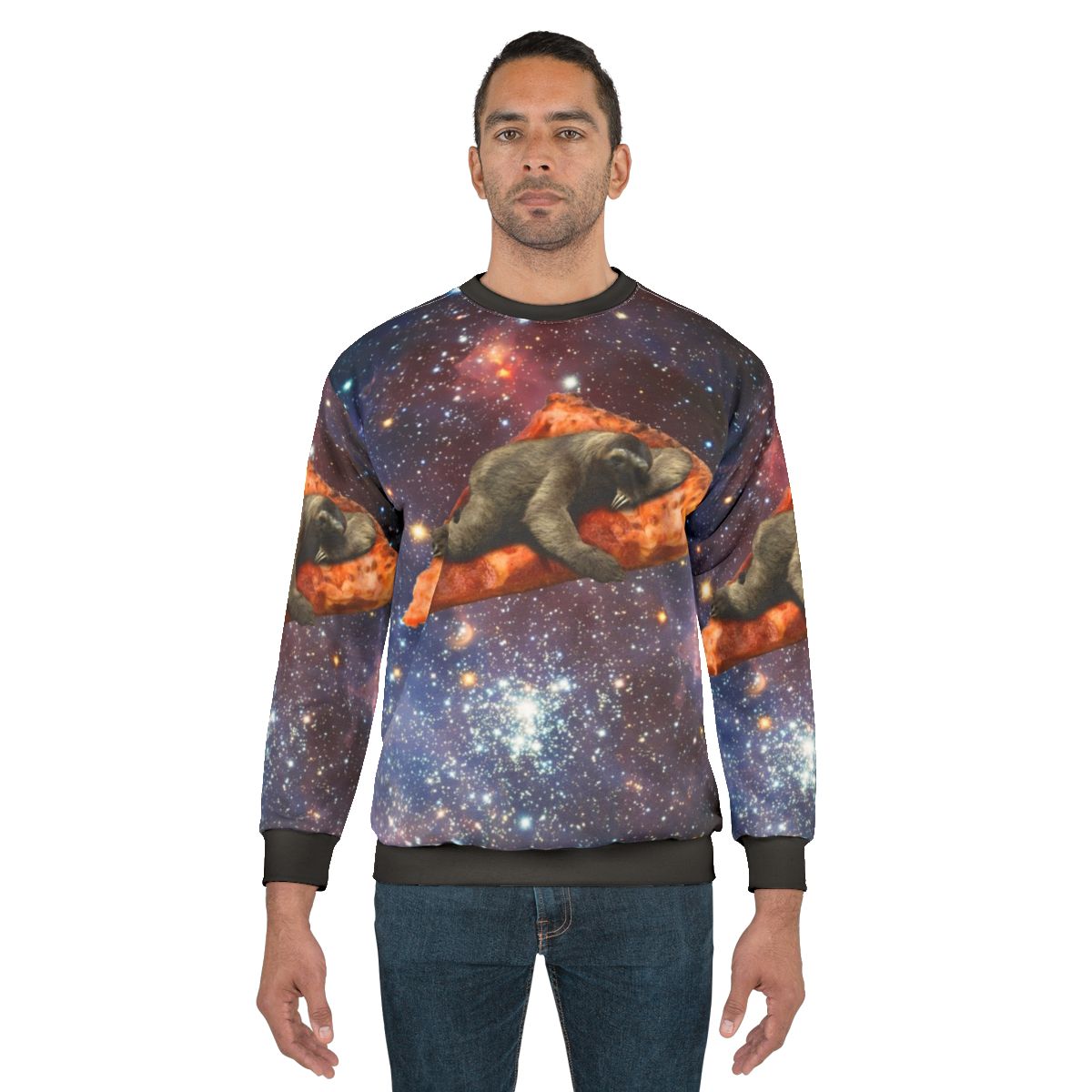 Intergalactic Pizza Sloth Sweatshirt
