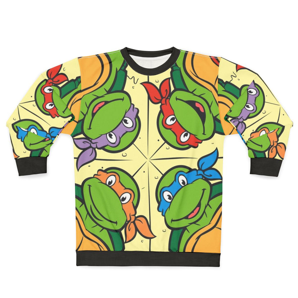 Retro 80s Pizza Time Teenage Mutant Ninja Turtles Sweatshirt