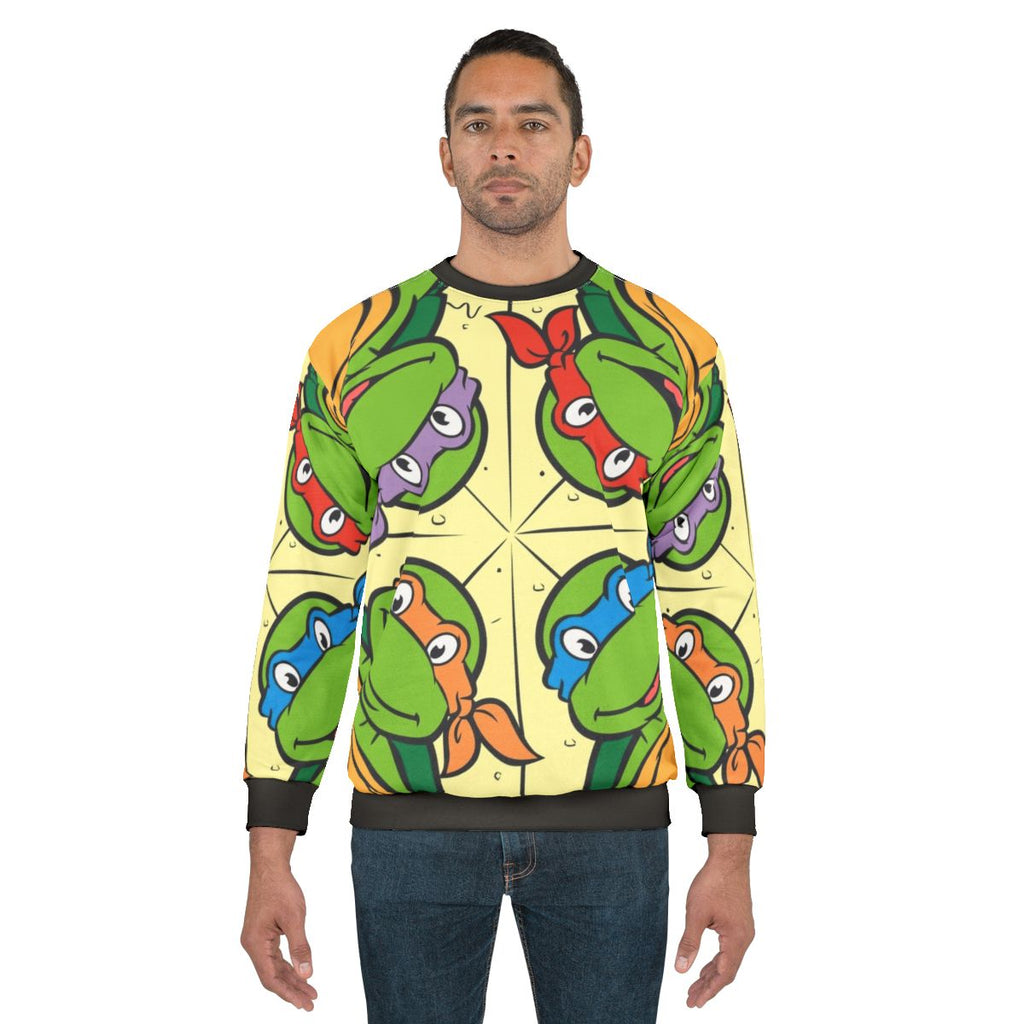 Retro 80s Pizza Time Teenage Mutant Ninja Turtles Sweatshirt