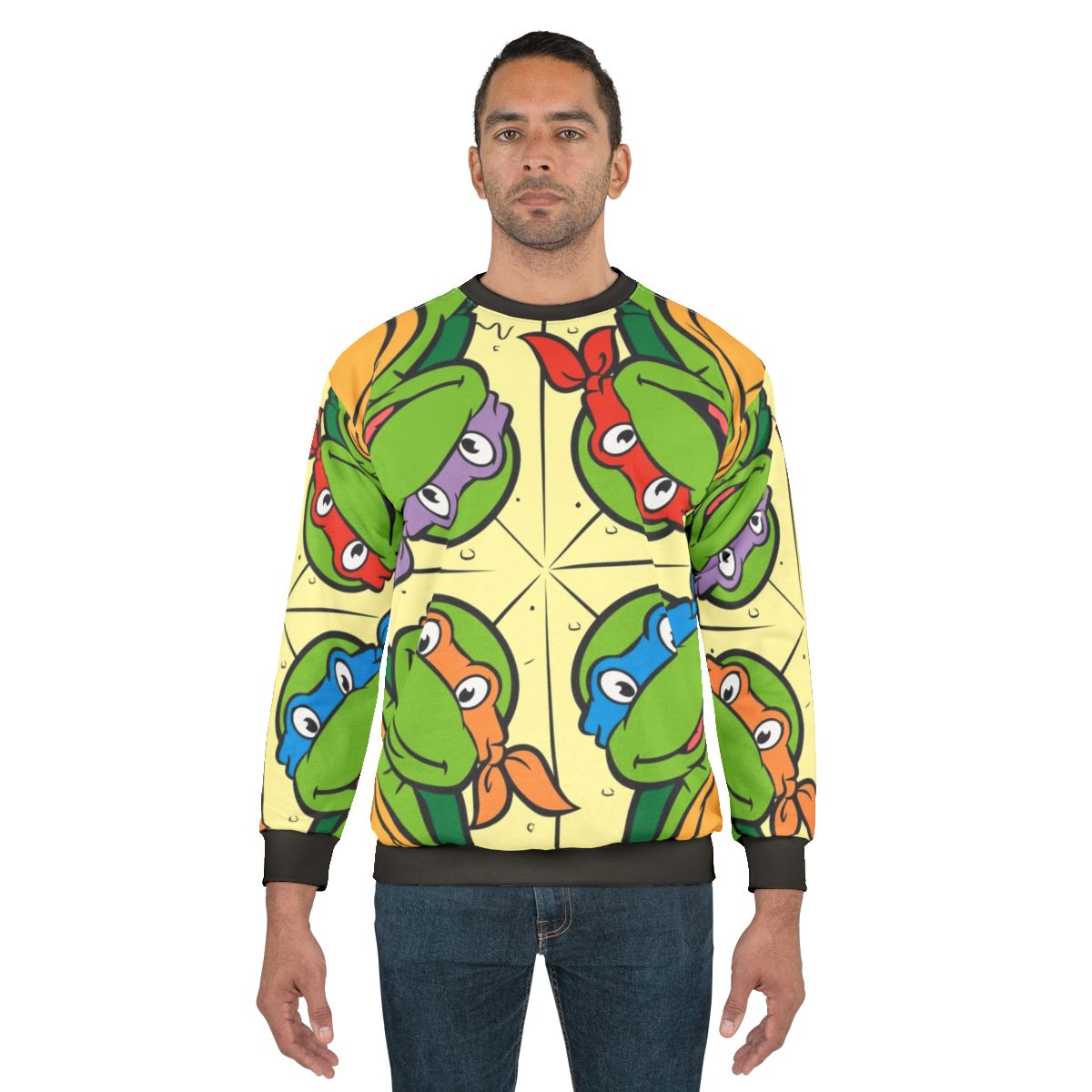 Retro 80s Pizza Time Teenage Mutant Ninja Turtles Sweatshirt