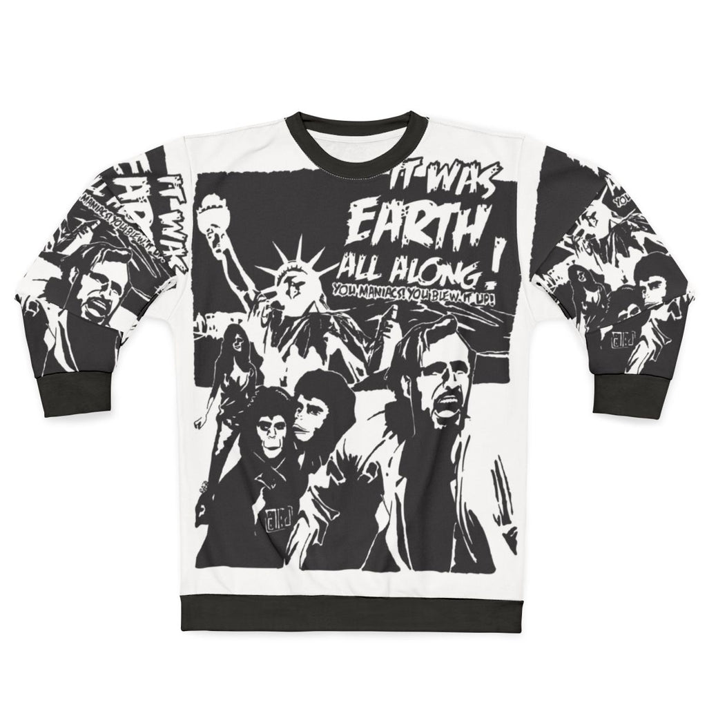 Vintage Planet of the Apes Sweatshirt - Cult Classic Movie Merchandise