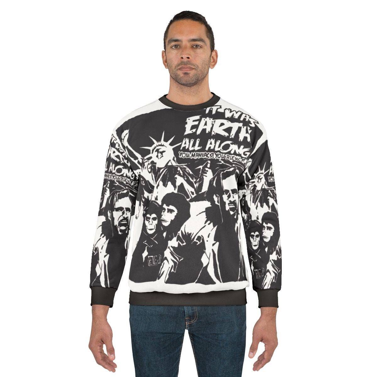 Vintage Planet of the Apes Sweatshirt - Cult Classic Movie Merchandise