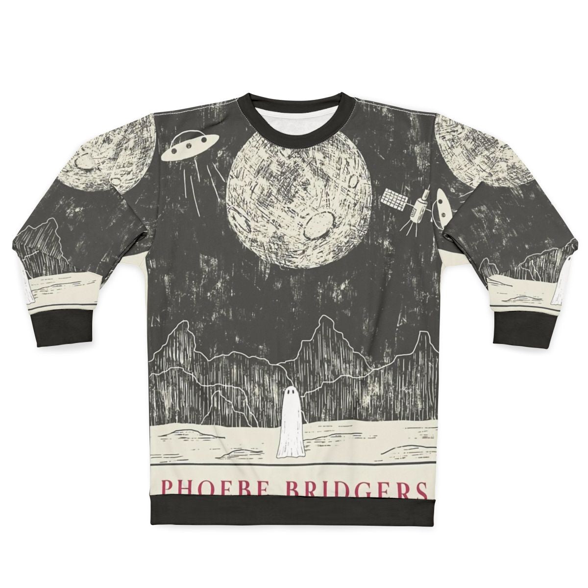 Planets Phoebe Bridgers Sweatshirt featuring Phoebe Bridgers' art