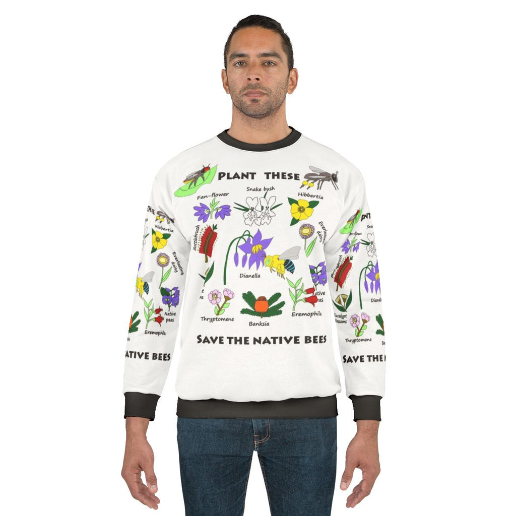 Save the Native Bees Eco-Friendly Sweatshirt