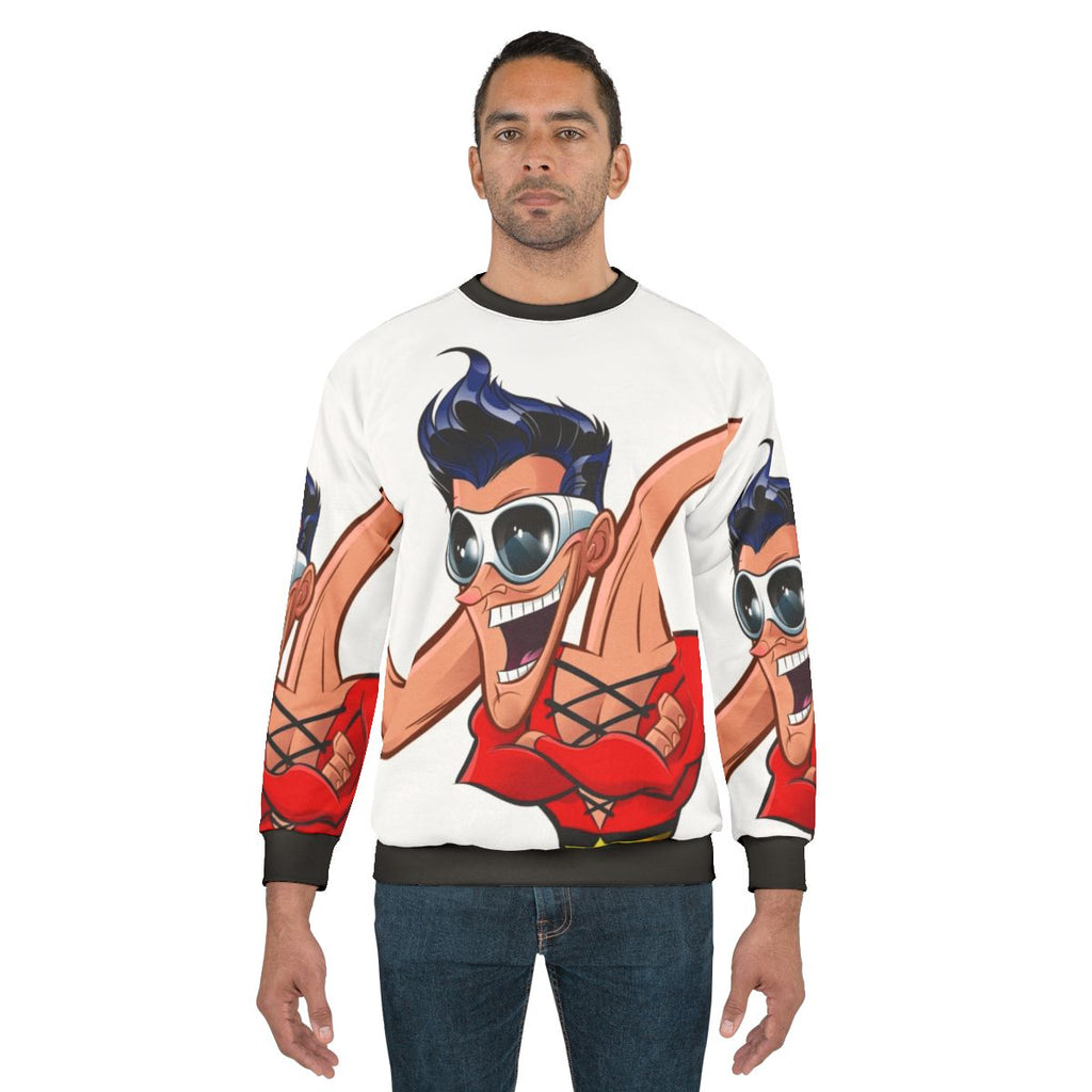 Plastic Man Superhero Sweatshirt