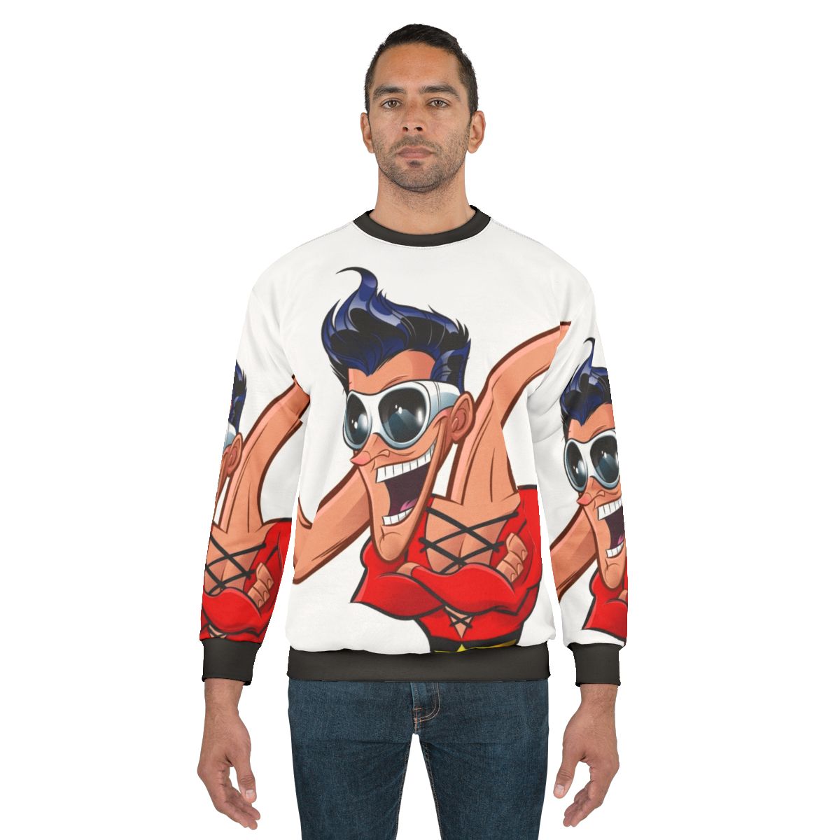 Plastic Man Superhero Sweatshirt