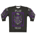 Vampire bat play dead graphic sweatshirt