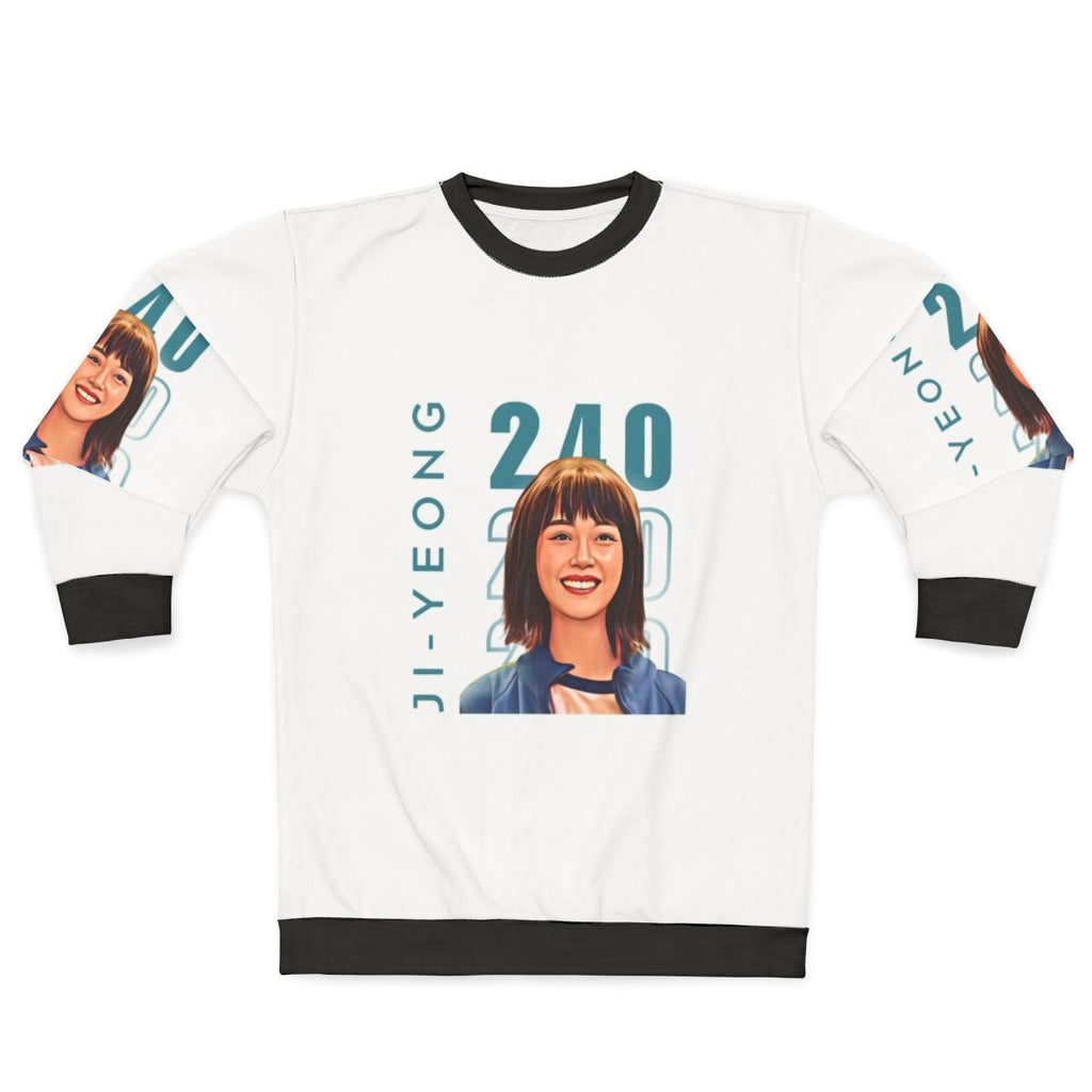Player 240 Ji Yeong from Squid Game Netflix Series Sweatshirt