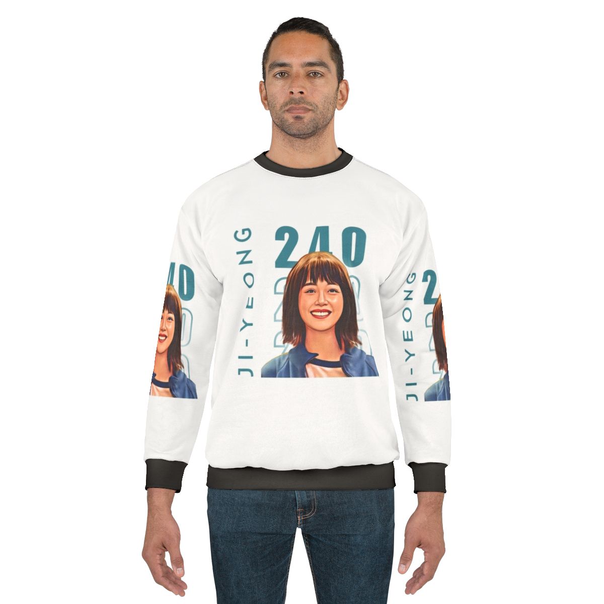 Player 240 Ji Yeong from Squid Game Netflix Series Sweatshirt