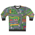 Playmat sweatshirt with retro gaming and nostalgic design