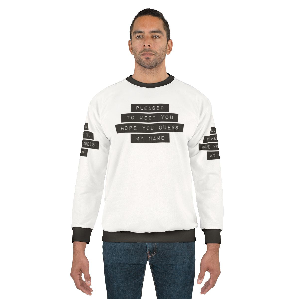 Classic rock 'Pleased to Meet You' sweatshirt
