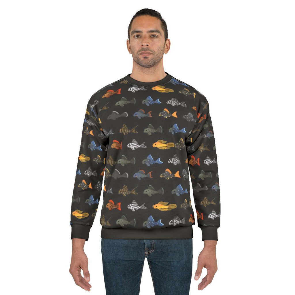 Pleco aquarium fish sweatshirt