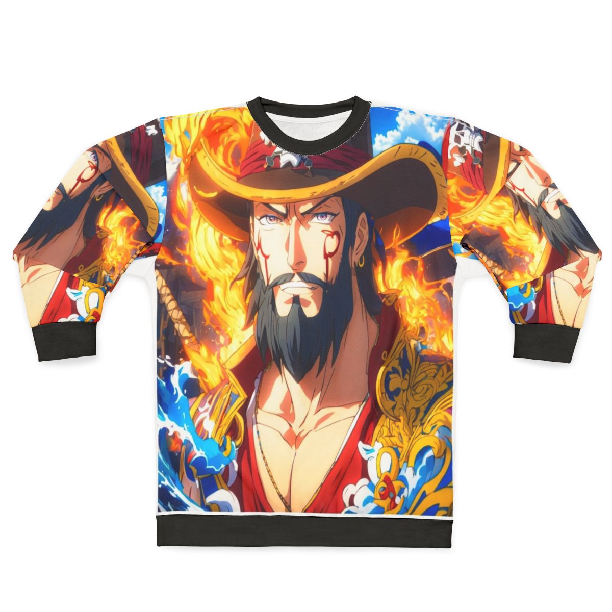 Plundere Graphic Sweatshirt with Music, Band, and Superhero Inspired Design