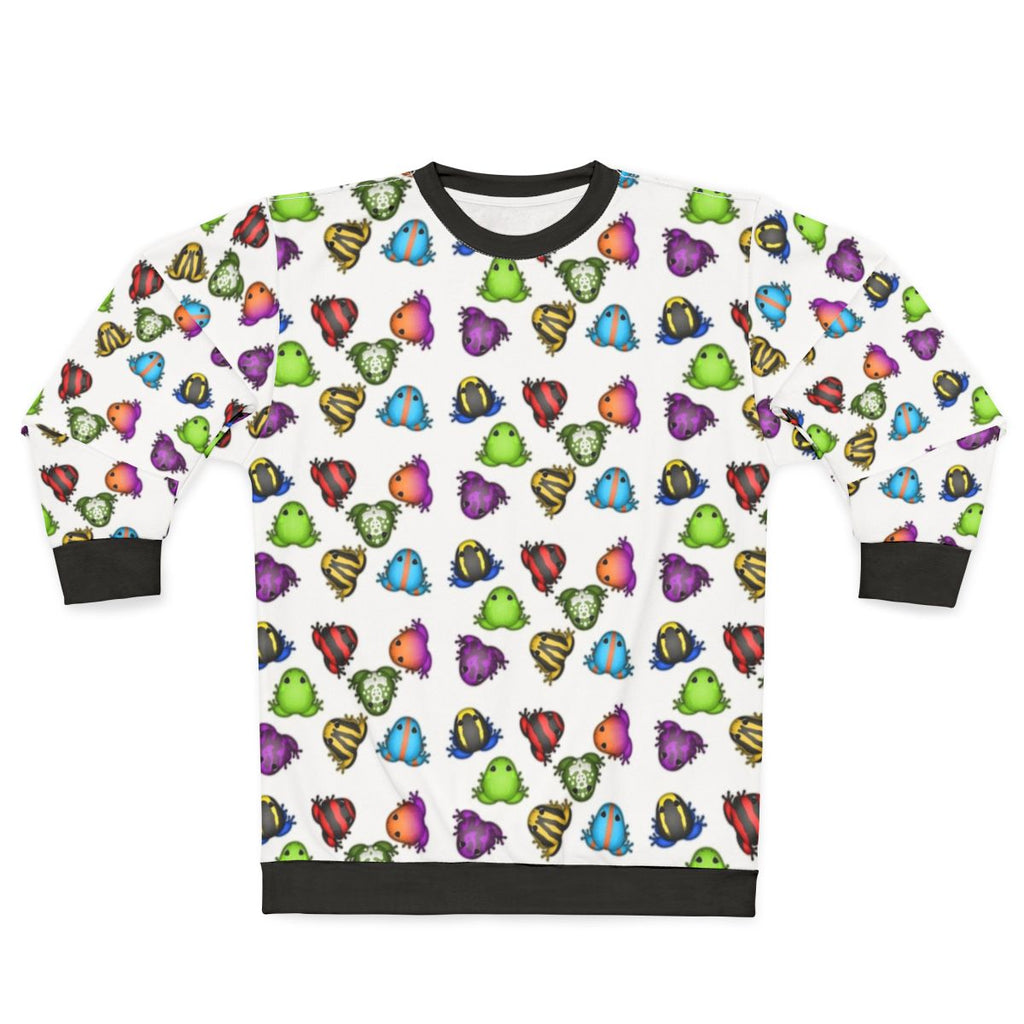 Pocket Frogs Pattern Eight Sweatshirt