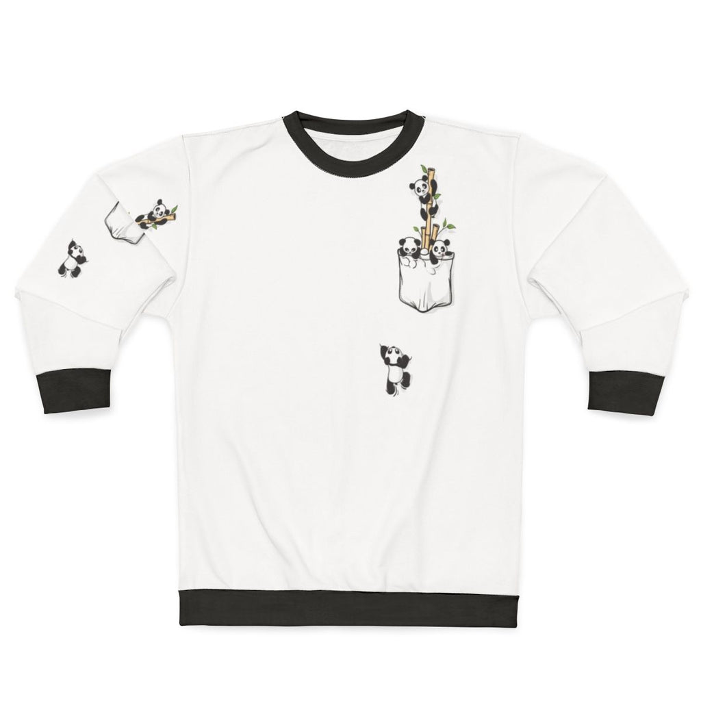 Pocket Pandas Sweatshirt featuring a cute and adorable panda design