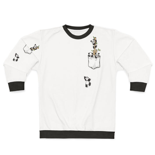 Pocket Pandas Sweatshirt featuring a cute and adorable panda design