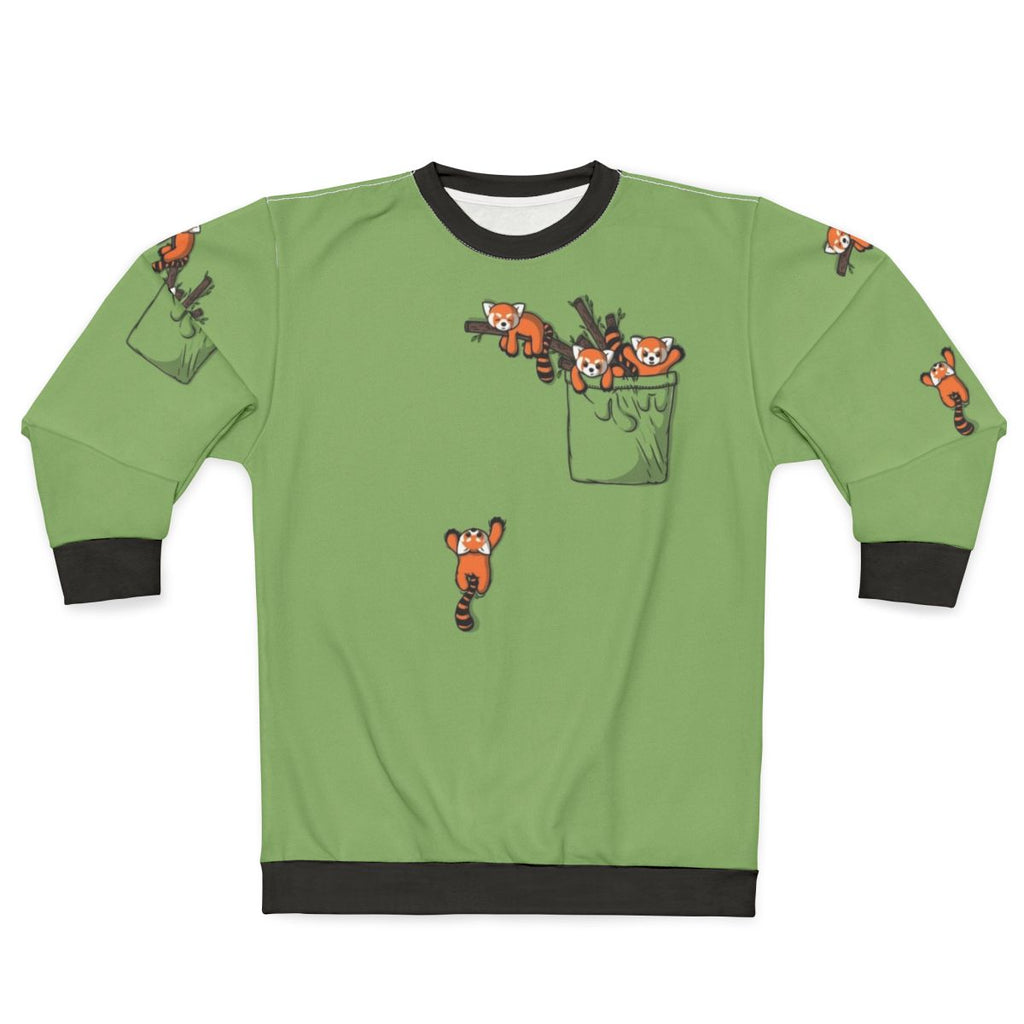 Pocket Red Panda Bears Sweatshirt