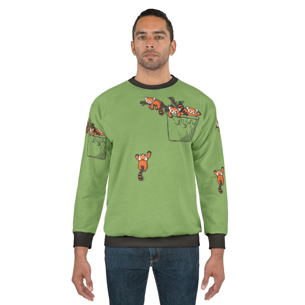 Pocket Red Panda Bears Sweatshirt