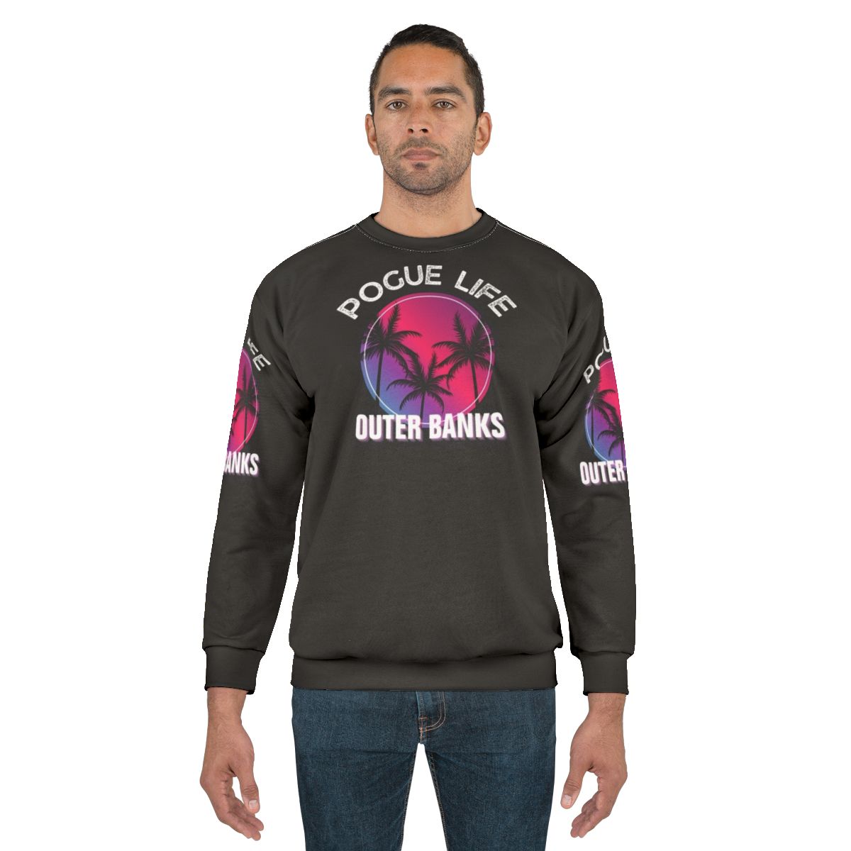 Pogue Life Vintage Grunge Sunset Sweatshirt