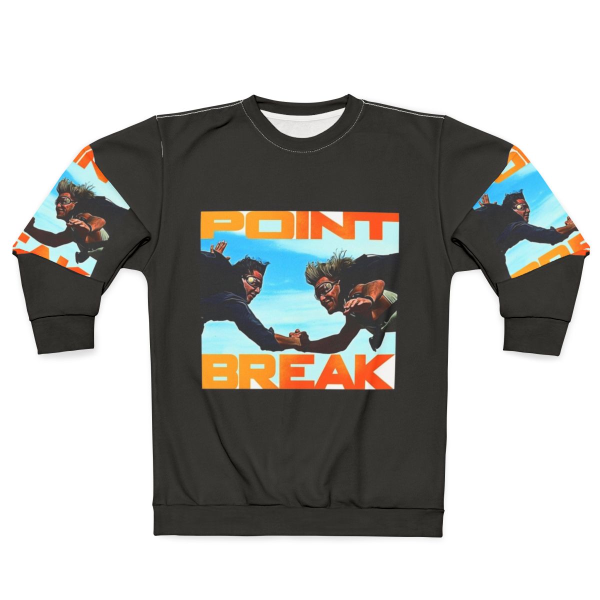 Point Break Movie Sweatshirt with Keanu Reeves and Patrick Swayze