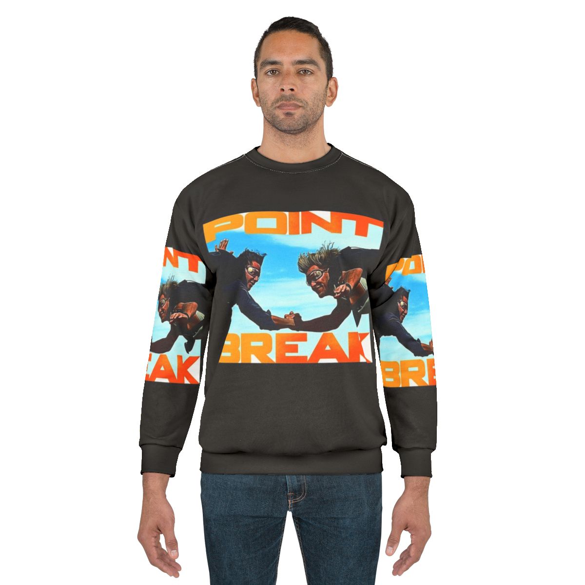 Point Break Movie Sweatshirt with Keanu Reeves and Patrick Swayze