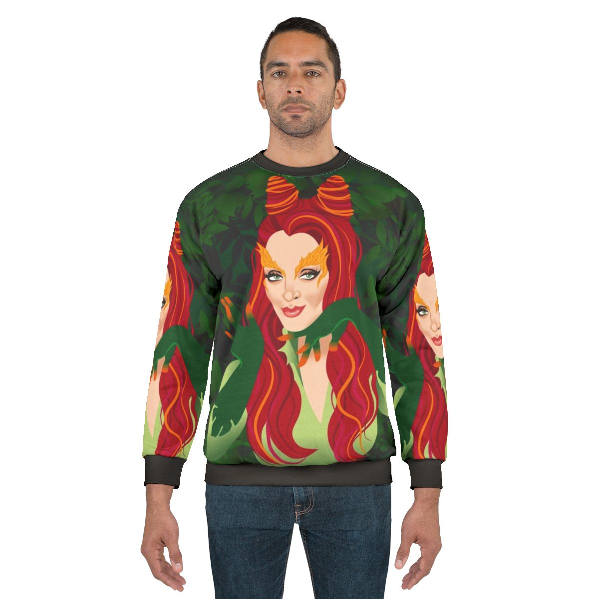 Poisonous Kiss Sweatshirt featuring Alejandro Mogollo's dark graphic design