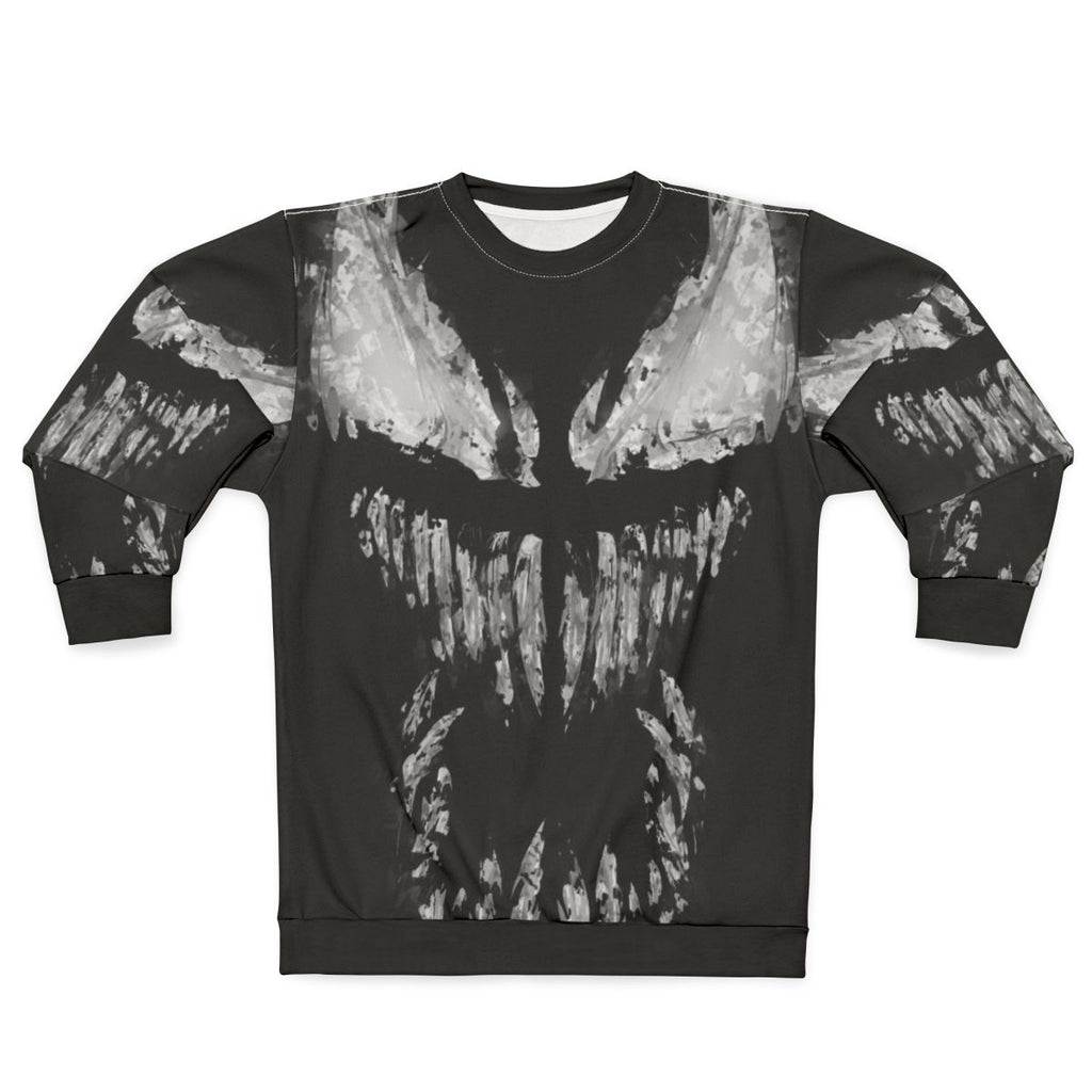 Venomous symbiote alien skull design sweatshirt