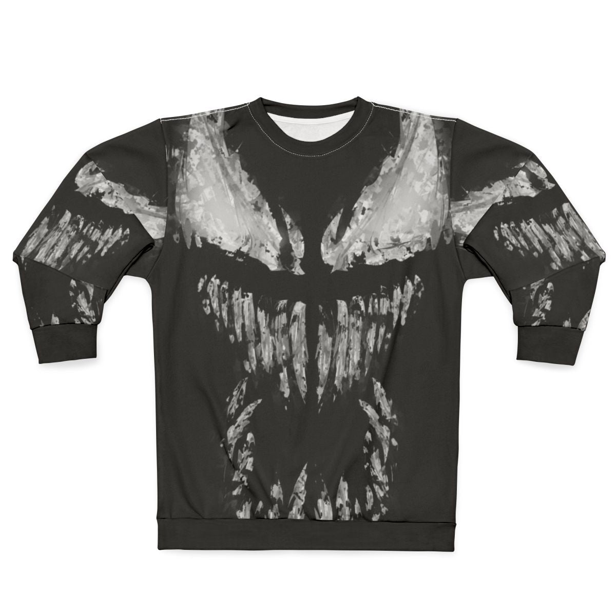 Venomous symbiote alien skull design sweatshirt
