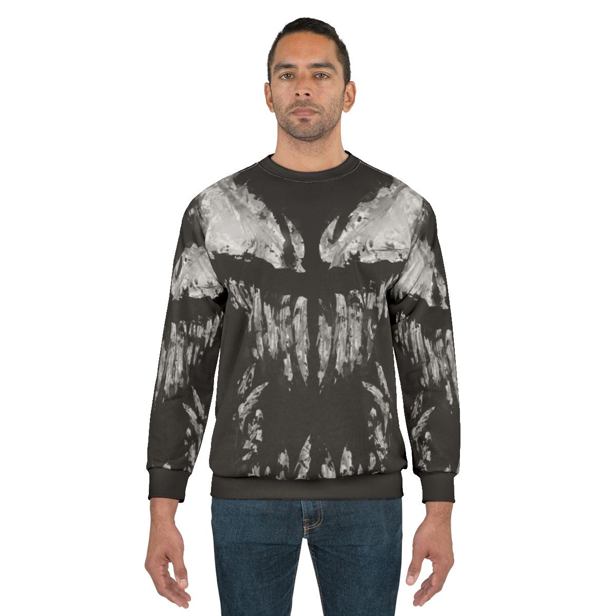Venomous symbiote alien skull design sweatshirt