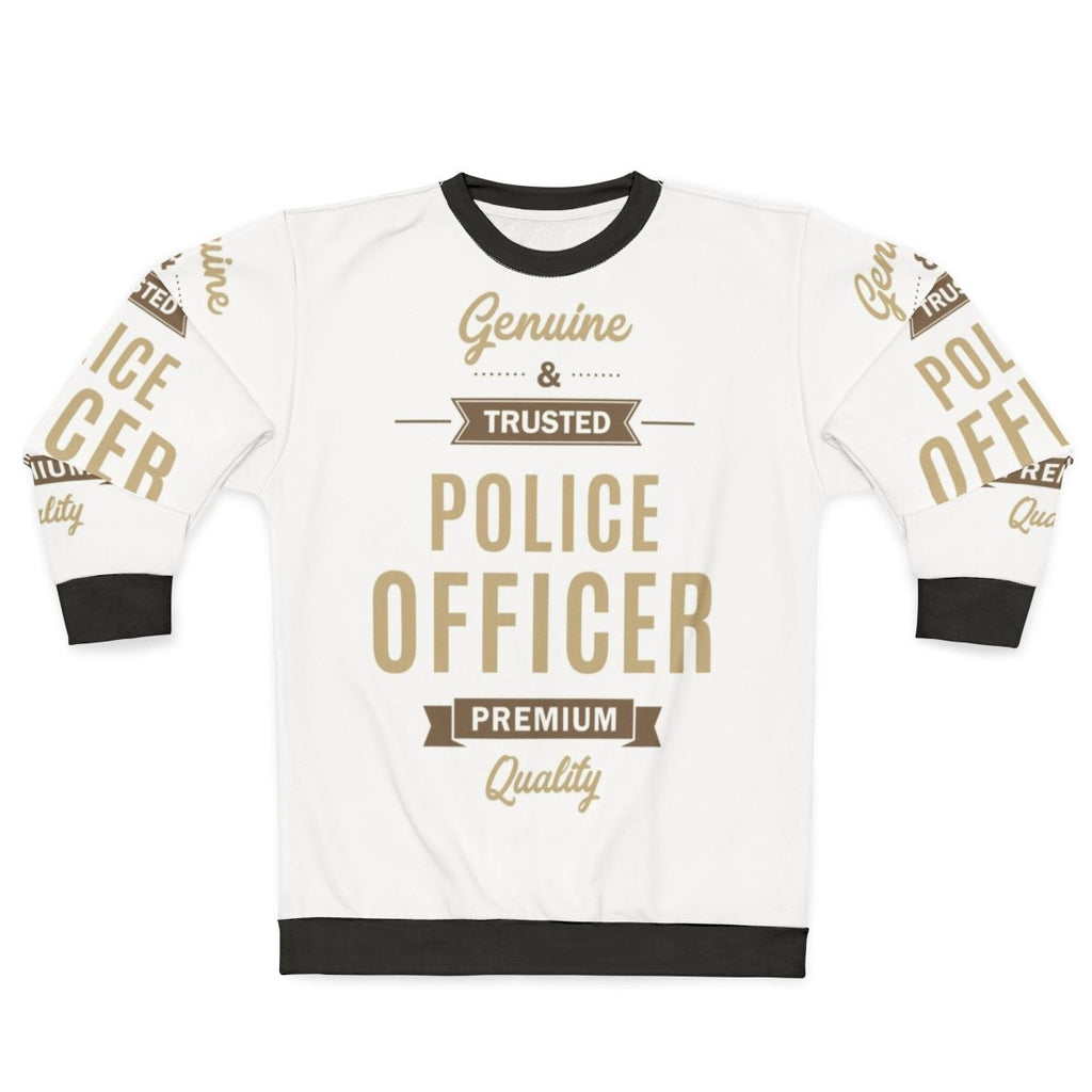 Police Officer Sweatshirt - Law Enforcement Uniform Clothing