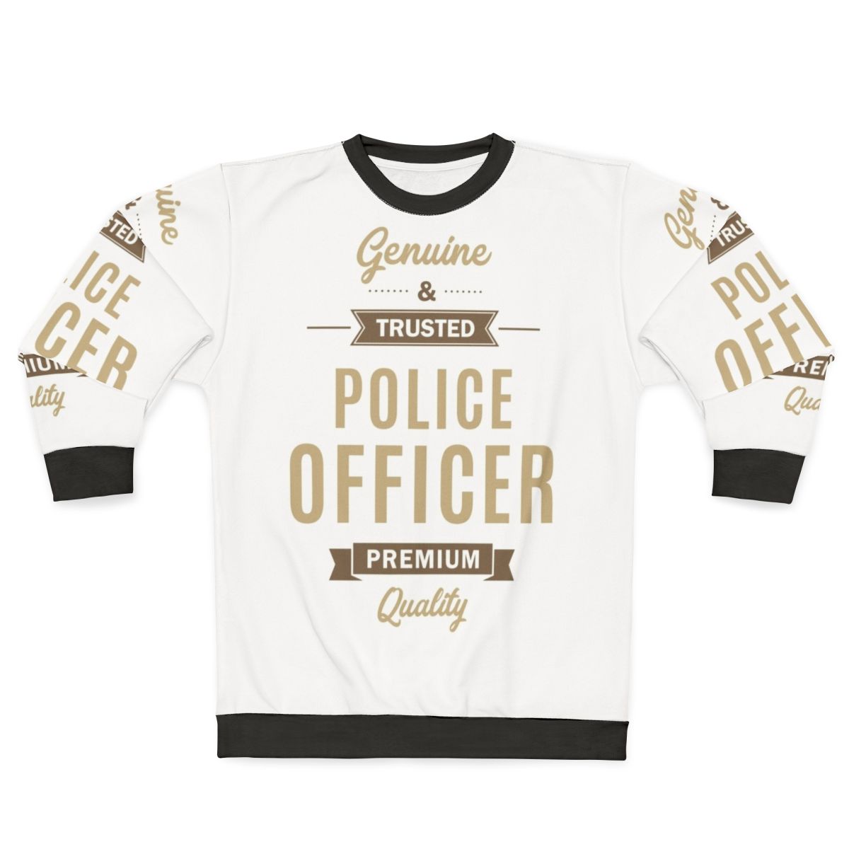 Police Officer Sweatshirt - Law Enforcement Uniform Clothing