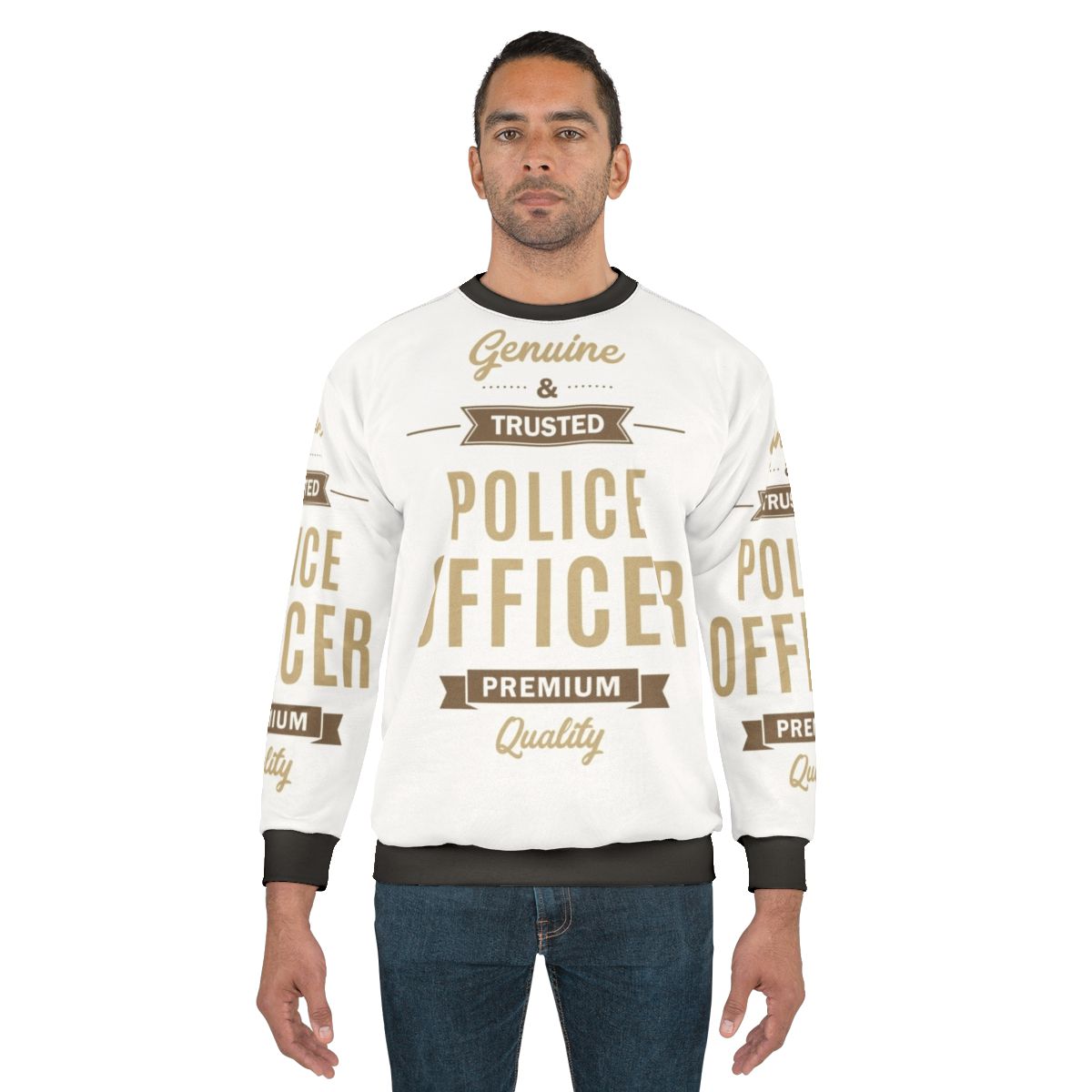 Police Officer Sweatshirt - Law Enforcement Uniform Clothing