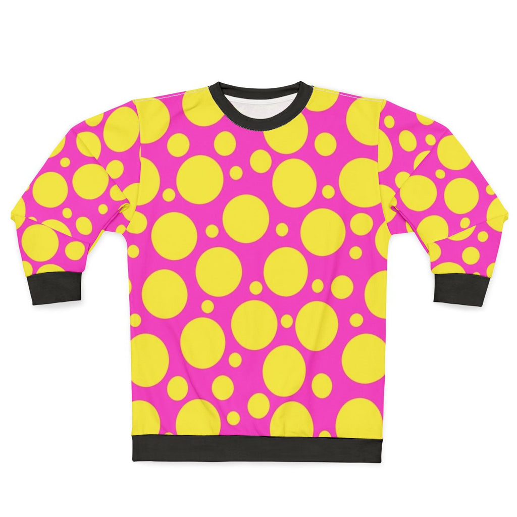 Colorful polka dot sweatshirt