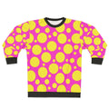 Colorful polka dot sweatshirt