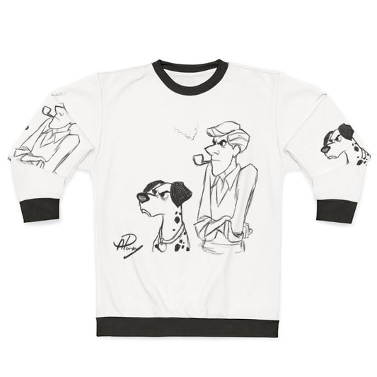 Pongo and Roger 101 Dalmatians sketch sweatshirt