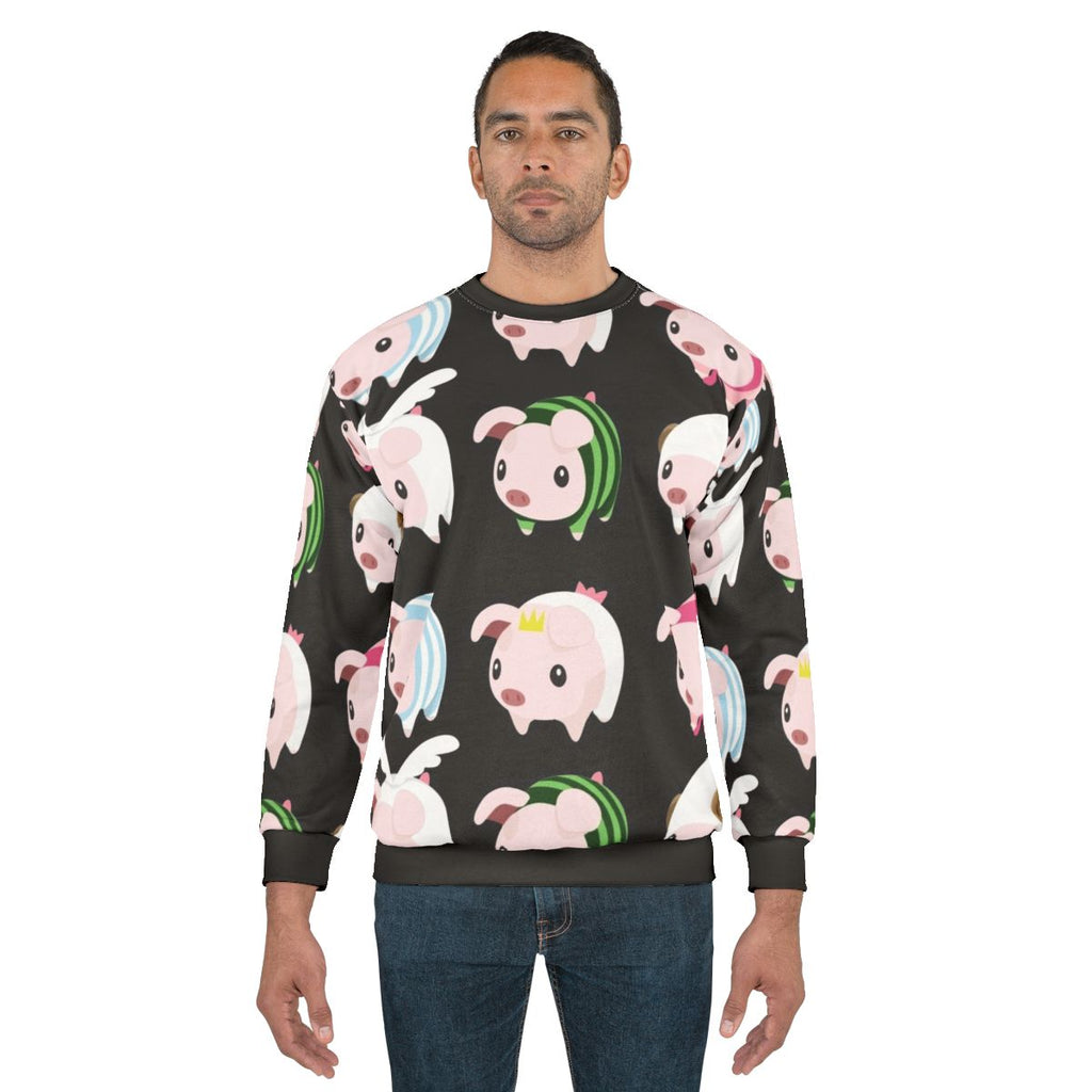 Monster Hunter Poogie Piggie Kawaii Sweatshirt