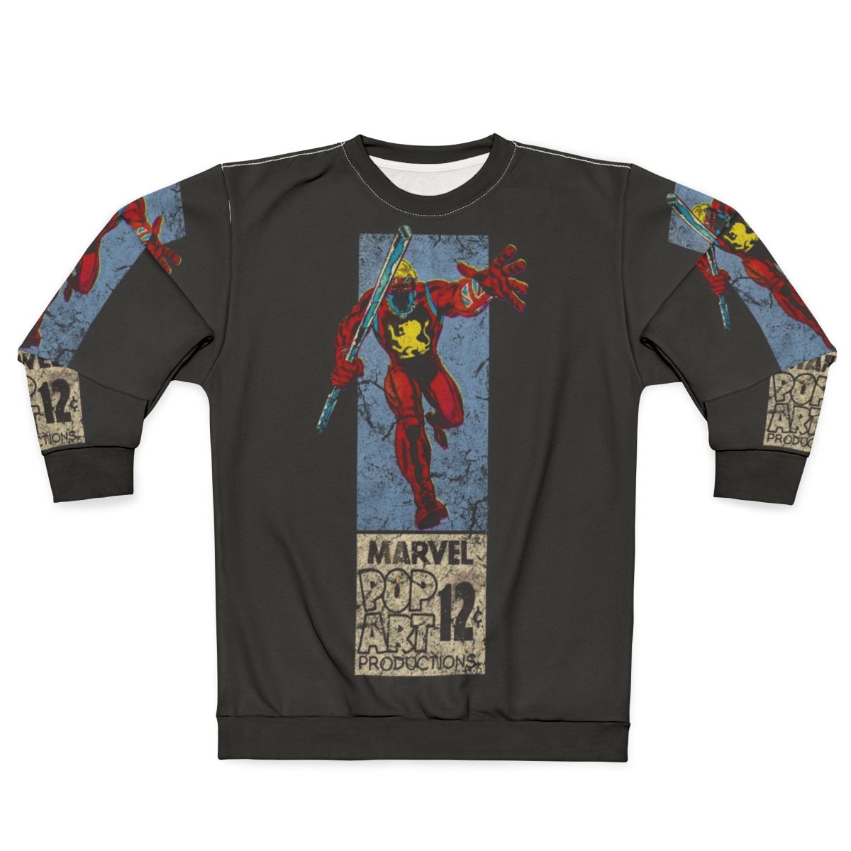 Retro Pop Art Britain Superhero Comics Sweatshirt