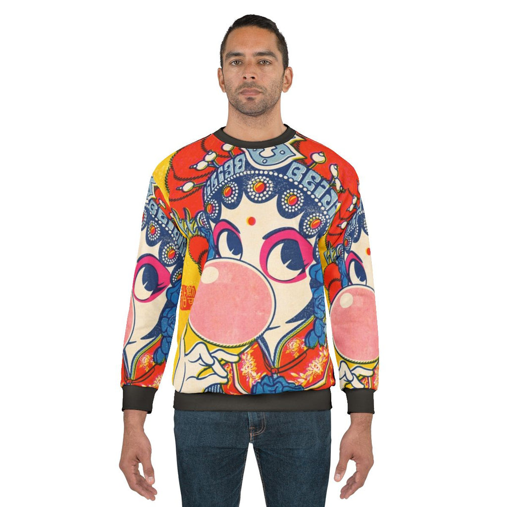 Beijing Opera Inspired Pop Art Sweatshirt