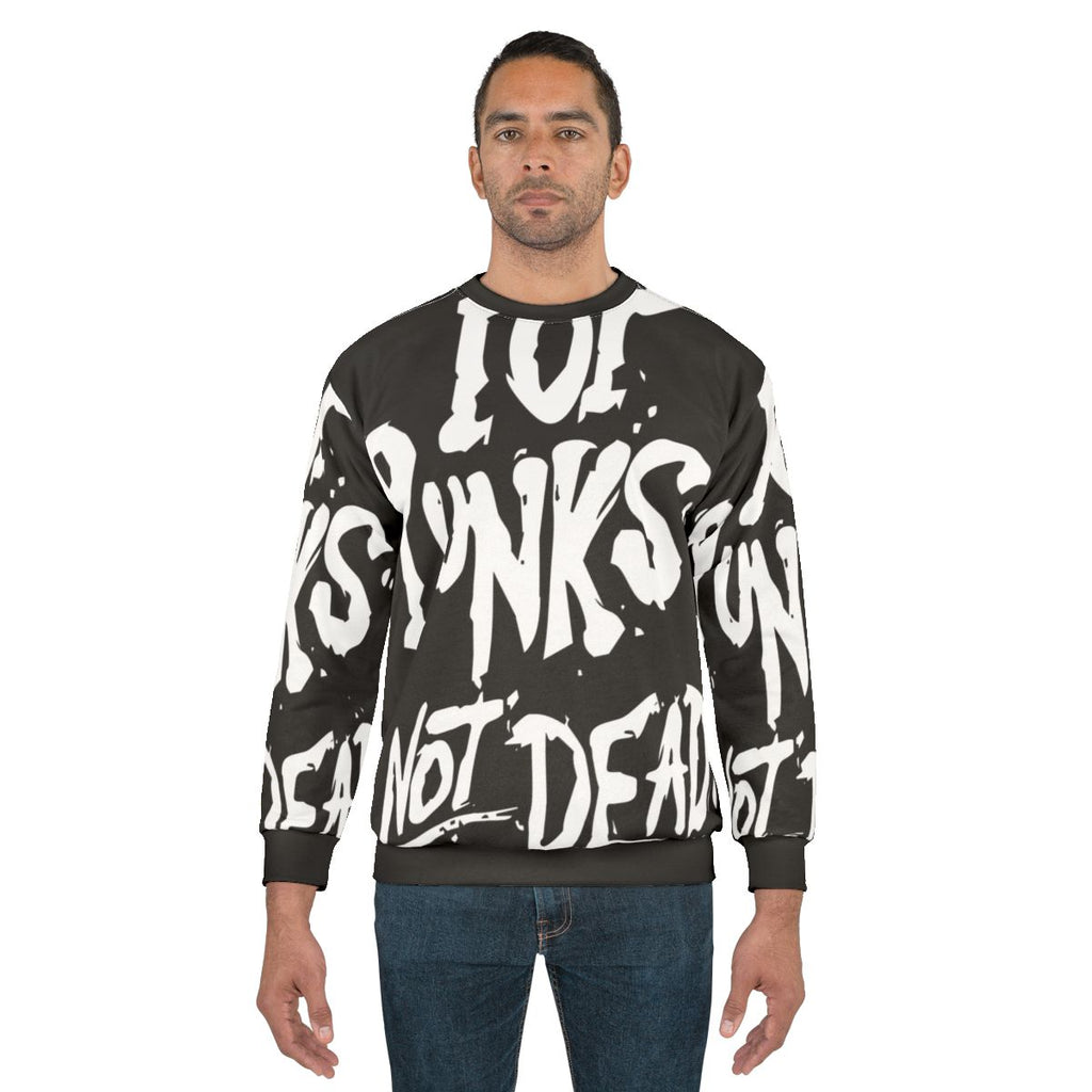 Pop punk rock band sweatshirt