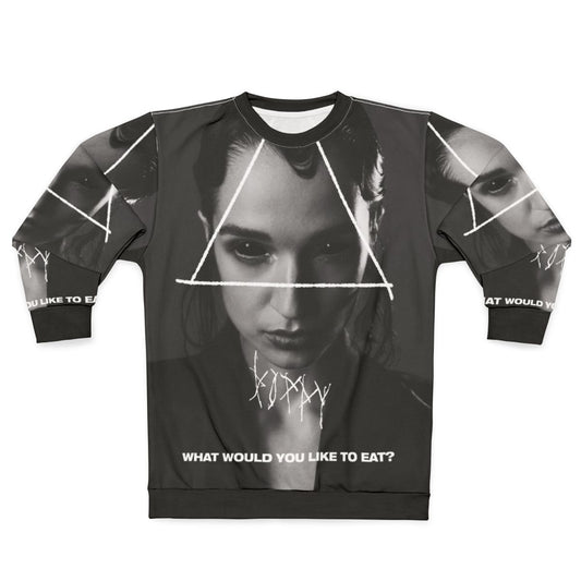 Poppy "What Would You Like to Eat" Industrial Goth Sweatshirt