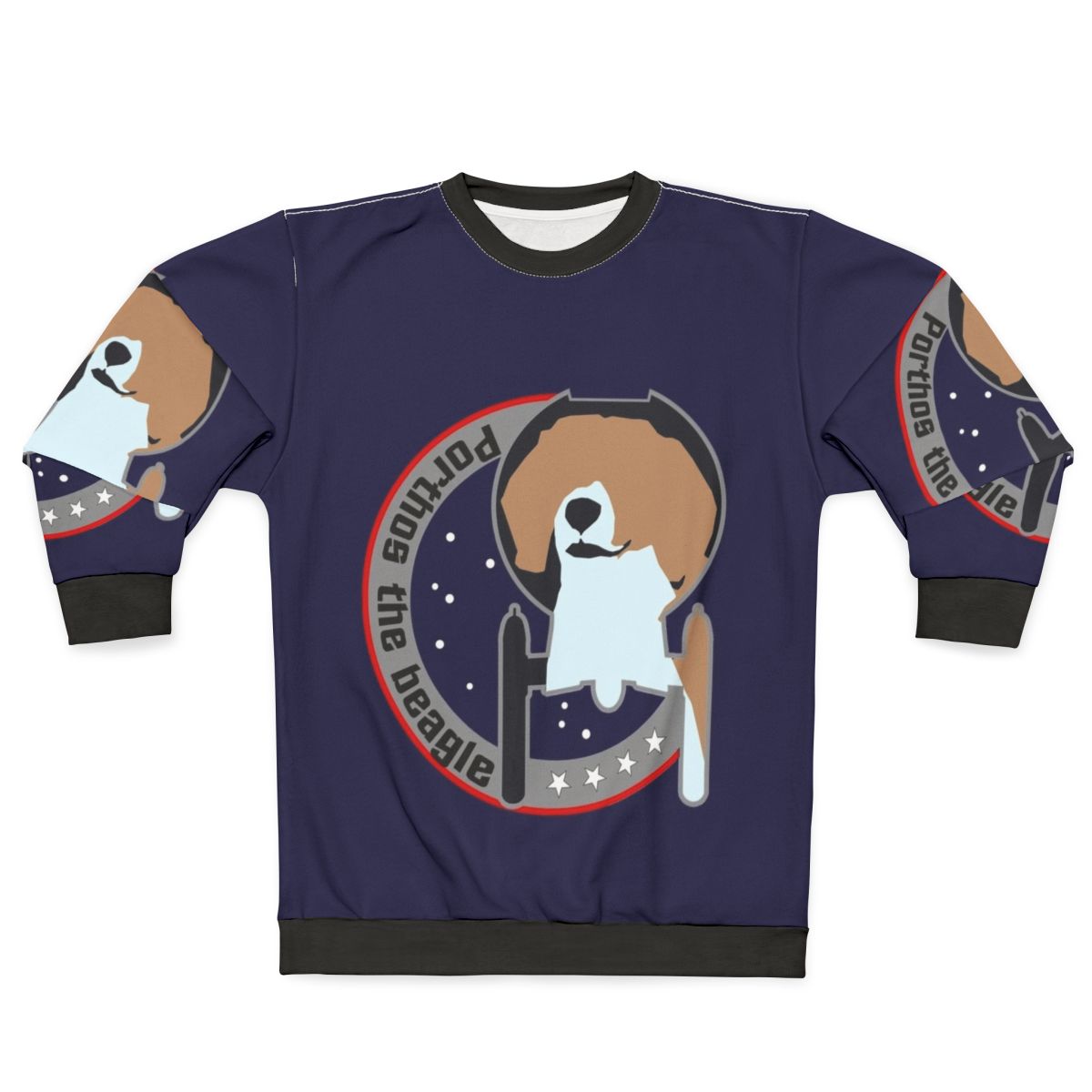 Porthos the Beagle Star Trek Enterprise Sweatshirt