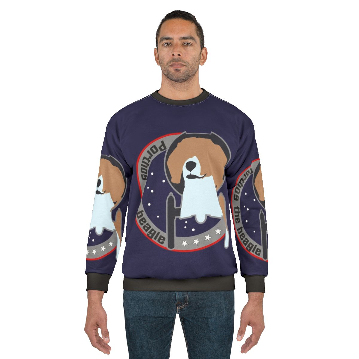 Porthos the Beagle Star Trek Enterprise Sweatshirt