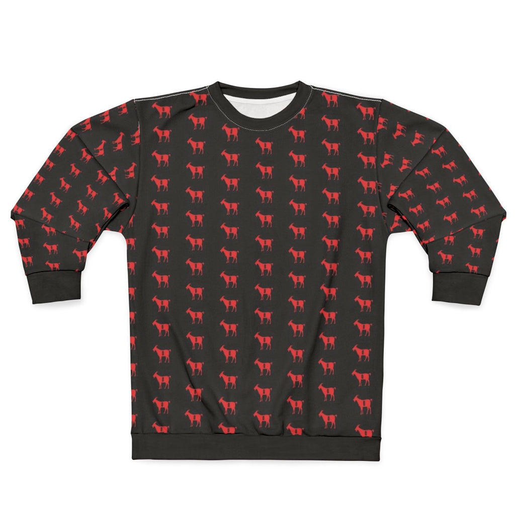 Portland Goat 0 Basketball Sweatshirt - Vintage Retro Throwback Design